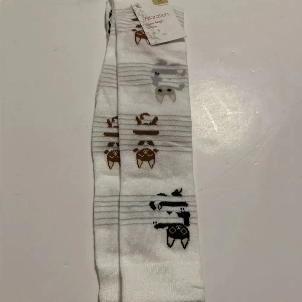 Xhilaration Knee High Cat Socks Size 4-10NWT NEW